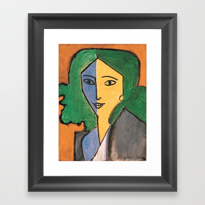 Henri Matisse - Portrait of Lydia Delectorskaya 1947  Framed Art Print