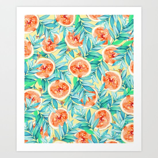 Figs #society6 #decor #buyart Art Print