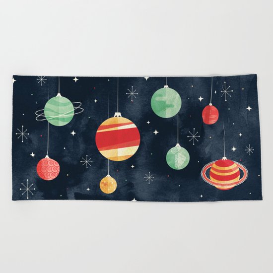 Joy to the Universe Beach Towel
