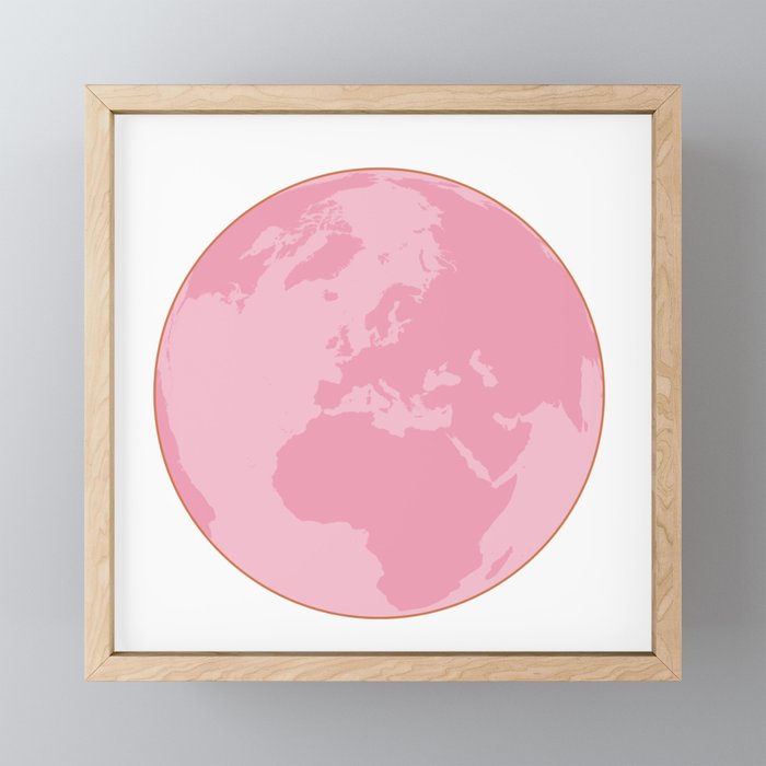 Ham of the Earth Framed Mini Art Print