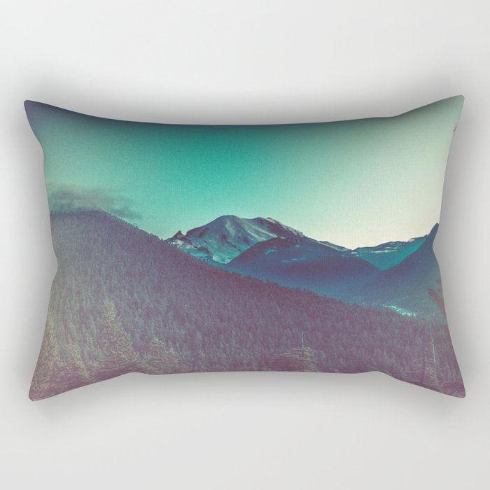 Mt. Olympus in Olympic National Park Rectangular Pillow