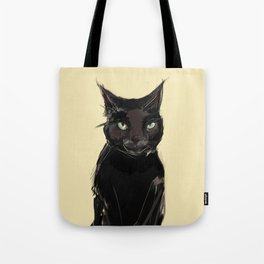 Black Cat Tote Bag