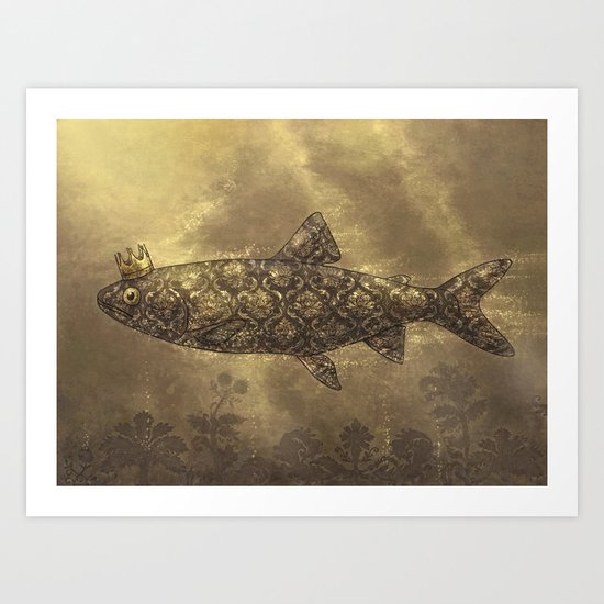 King of the Pond Art Print