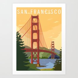 San Francisco Art Print