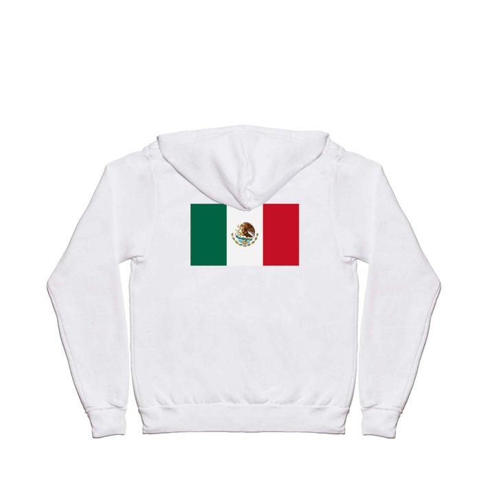 Mexican flag of Mexico Full Zip Hoodie by Sterling Society6