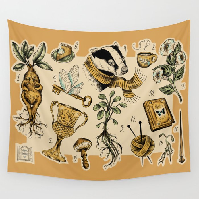 Hufflepuff tapestry sale