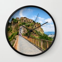 Civita di Bagnoregio - Italy Wall Clock