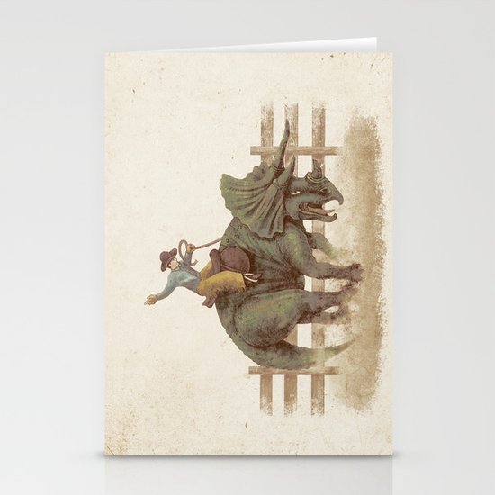 Dino Rodeo Stationery Cards