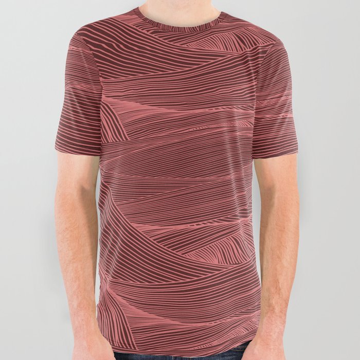 The imagination of waves All Over Graphic Tee