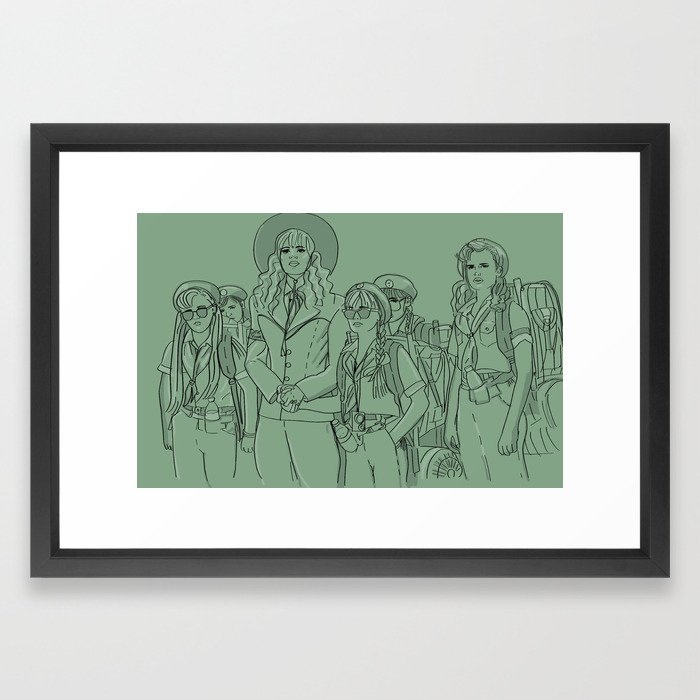 Troop 332 Beverly Hills Framed Art Print By Artbyloyal Society6