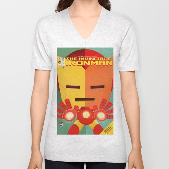 ironman fan art Unisex V-Neck