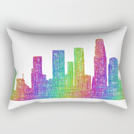 Los Angeles Rectangular Pillow