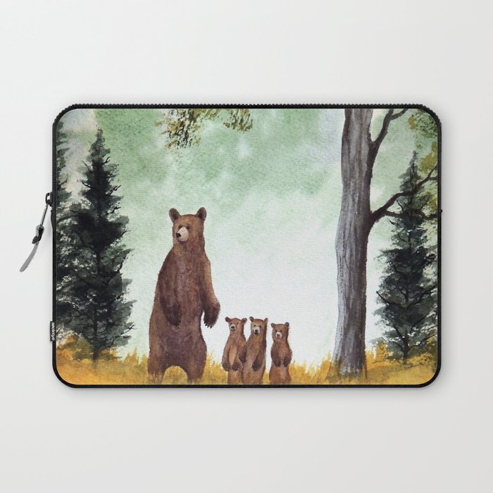 When Bears Can Smell Honey Laptop Sleeve