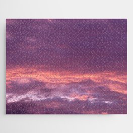 Scottish Highlands Spring Sunset Cloud Reflection Jigsaw Puzzle