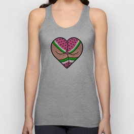 Watermelon Heart Shaped Butt Tank Top