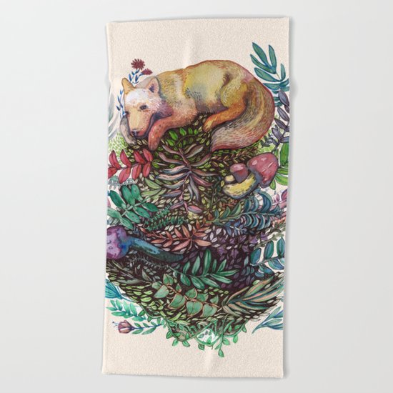 My room Beach Towel