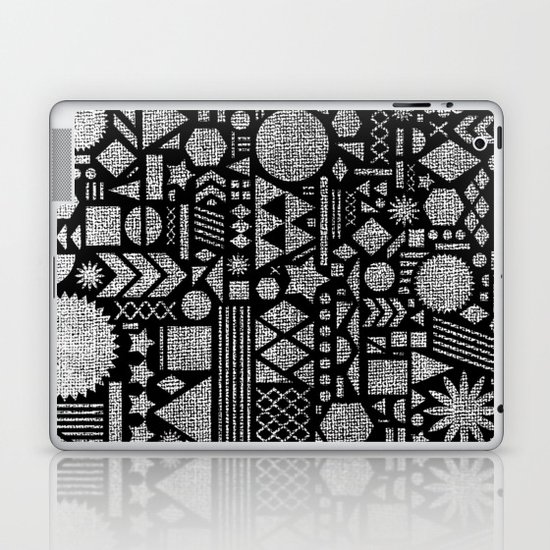 Modern Elements with Black. Laptop & iPad Skin