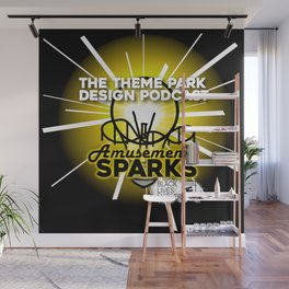 Black and Yellow Wall Mural
