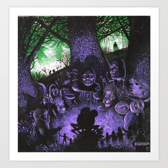 Storyteller Art Print