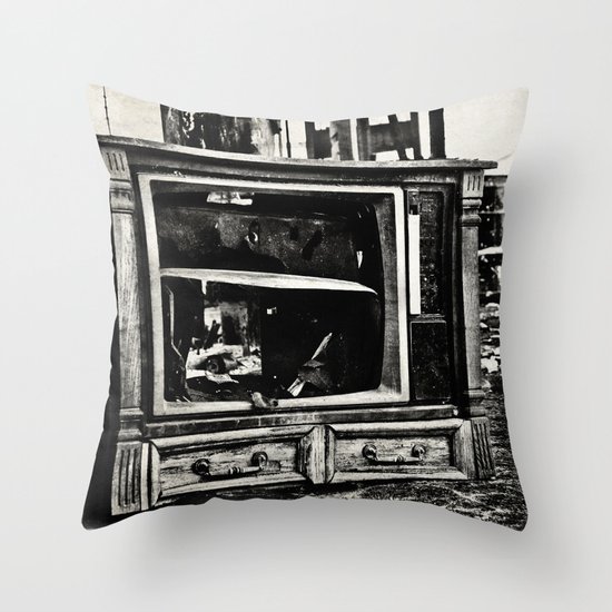 Static Age Throw Pillow