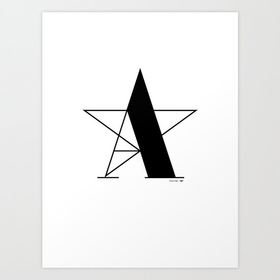 A-star Art Print