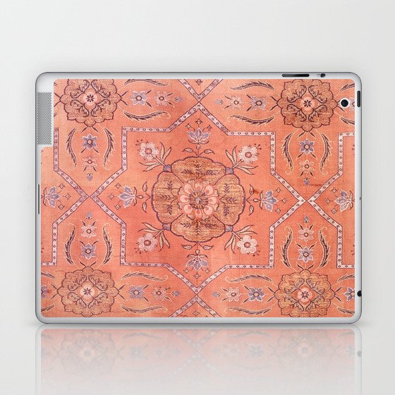Vintage Distressed Pink Iranian Silk Laptop & iPad Skin