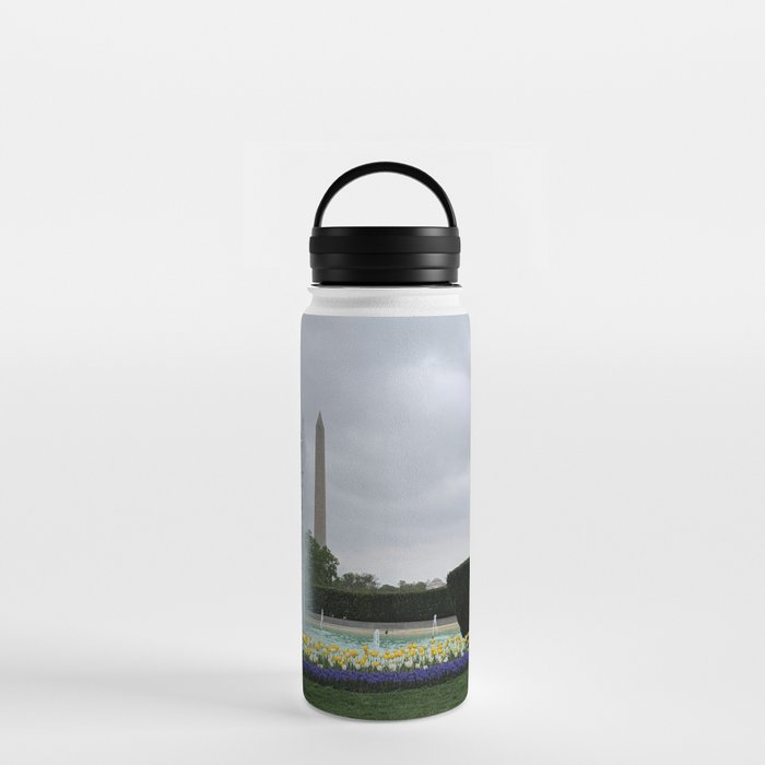 Washington Monument seen from the White House South Lawn Water Bottle