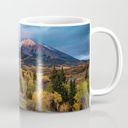 Colorado Mountain Sunrise Mt. Sopris Autumn Landscape Mug