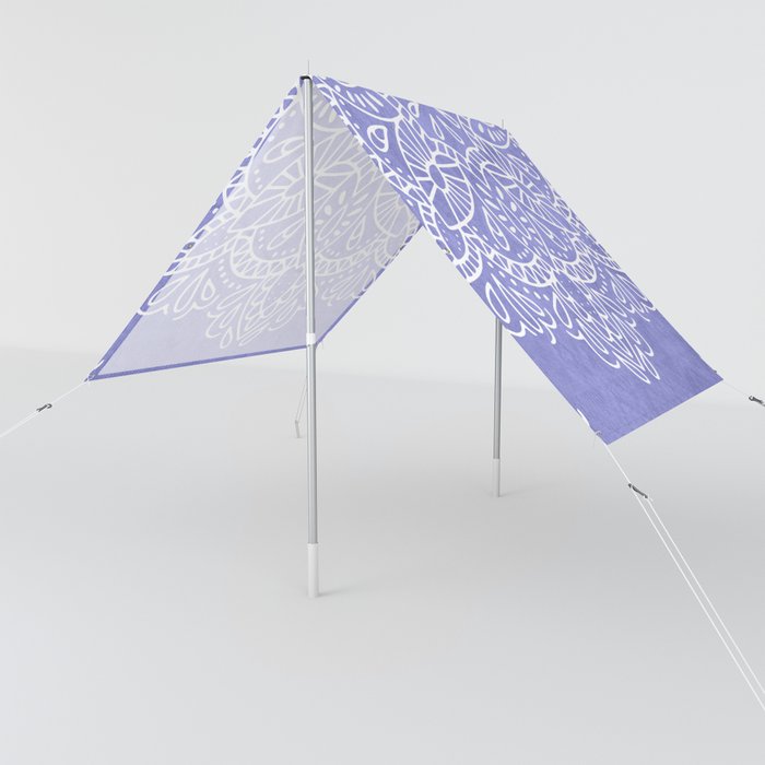 Very Peri 2022 Color Of The Year Violet Periwinkle Lace Mandala Sun Shade