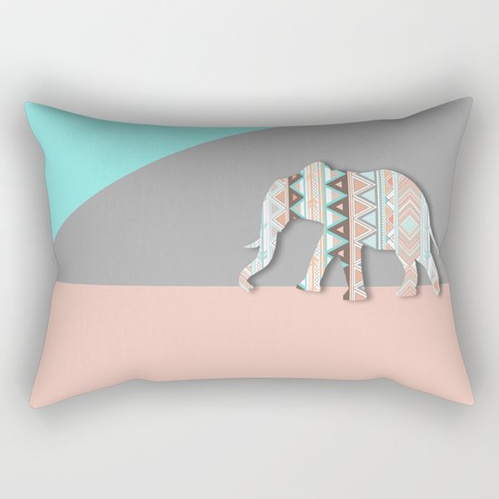 Elephant Rectangular Pillow