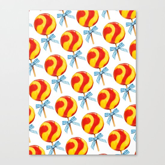 Candy Pattern Canvas Print