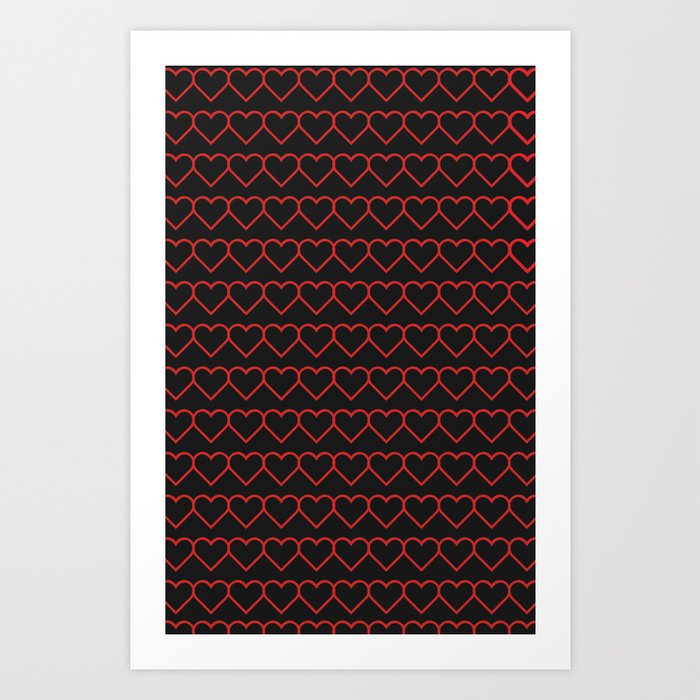 iron heart Art Print