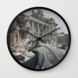 Earthquake Memorys  Wall Clock