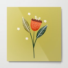 Just a pretty flower illustration no1 Metal Print