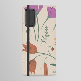 Wild Spring Flowers Android Wallet Case