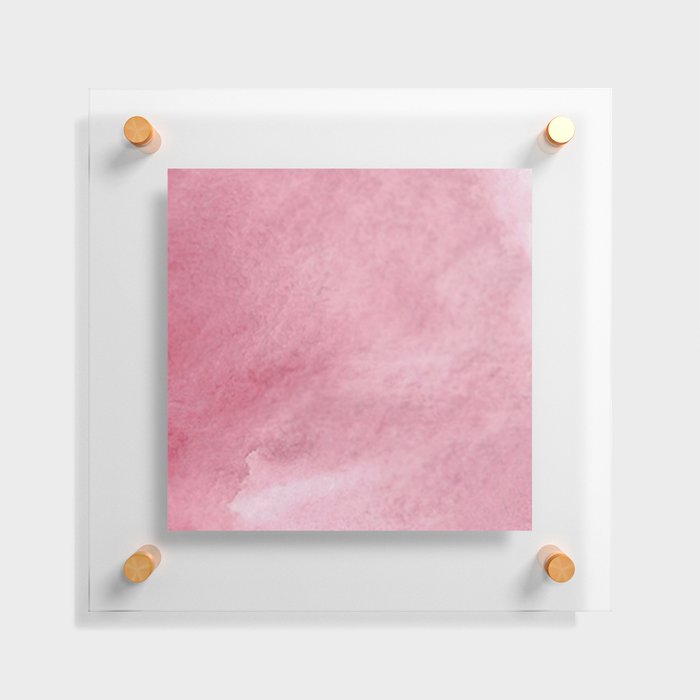 Pink Gradient Marbled Pattern Art Floating Acrylic Print