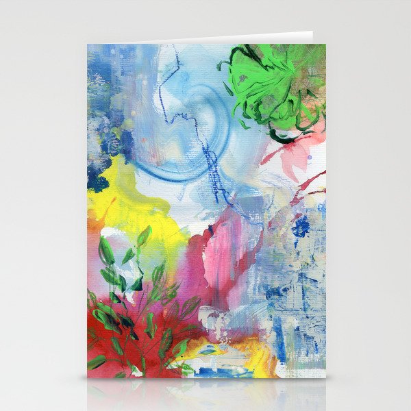abstract landscape N.o 4 Stationery Cards