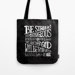 Joshua 1:9 Tote Bag