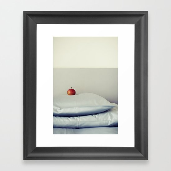 an apple a day ... Framed Art Print