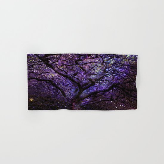Mystic Tree of Knowledge Purple Hand & Bath Towel