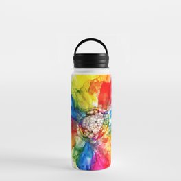 Rainbow Flower Water Bottle