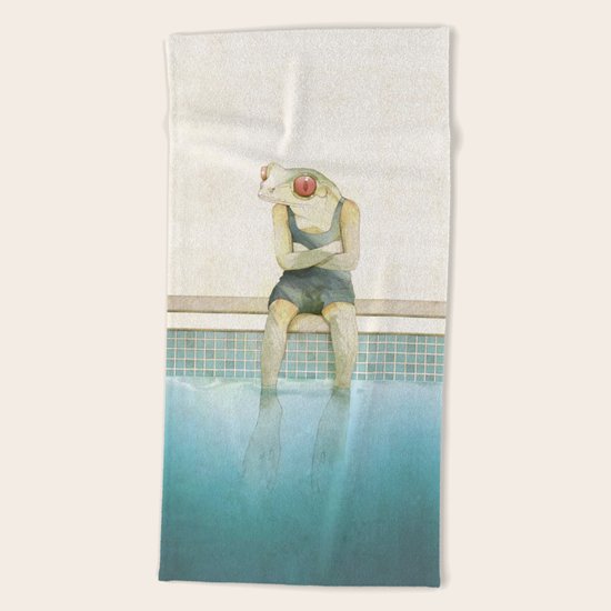 Frog Beach Towel