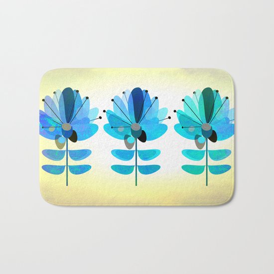 Die Blaue Blume Bath Mat