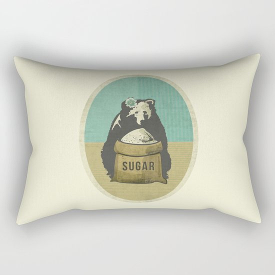 Sugar Bear Rectangular Pillow
