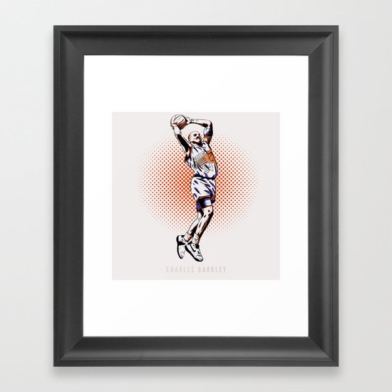 Charles Barkley Framed Art Print
