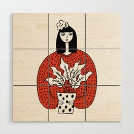 Life is better with plants Wood Wall Art