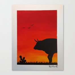 Bull Canvas Print