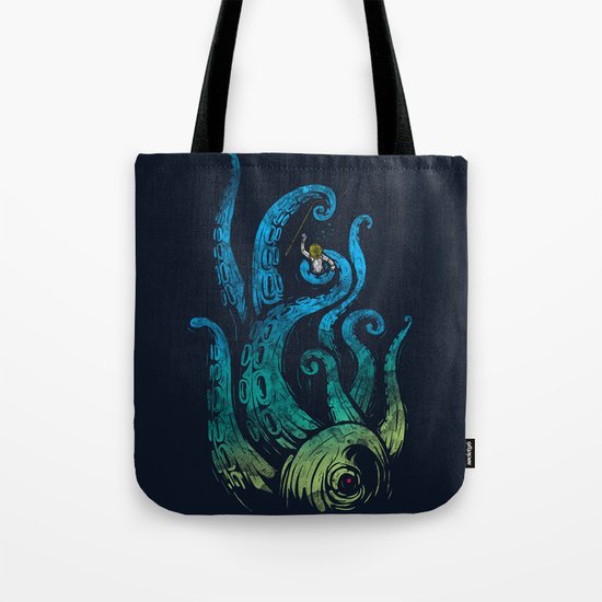 Undersea attack (neon ver.) Tote Bag