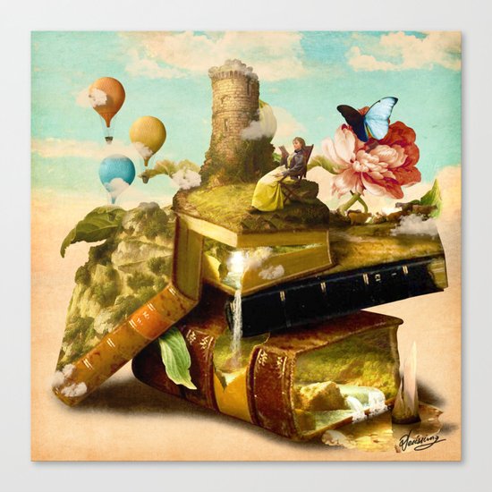 To Lands Away Canvas Print