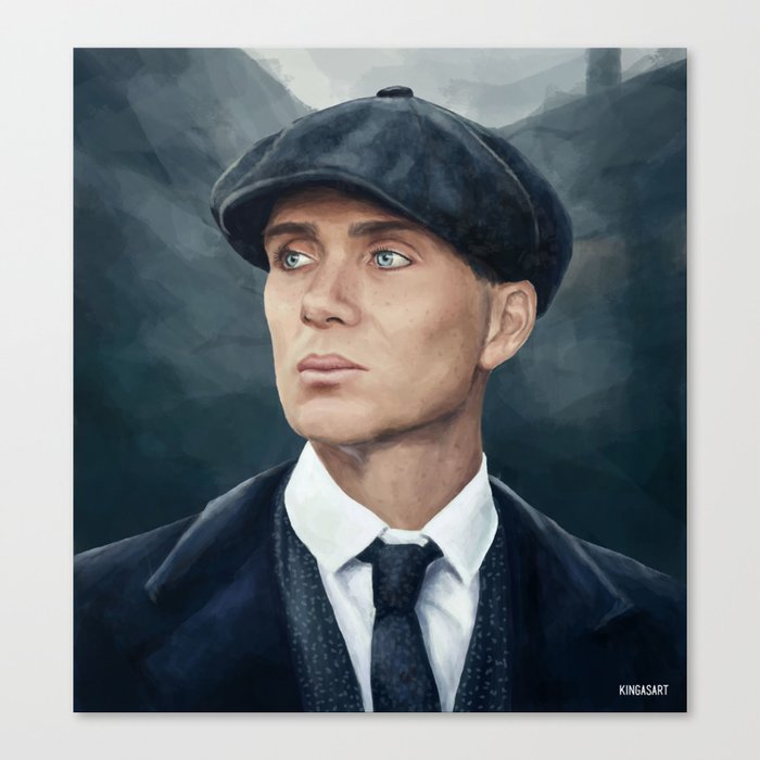 Tommy Shelby Canvas Print